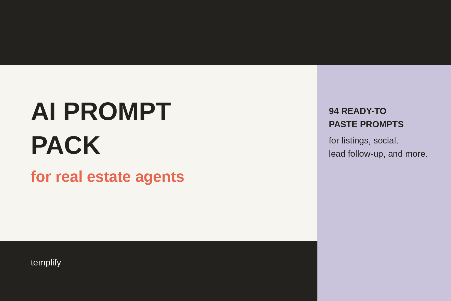 AI Prompt Pack for Real Estate Agents preview