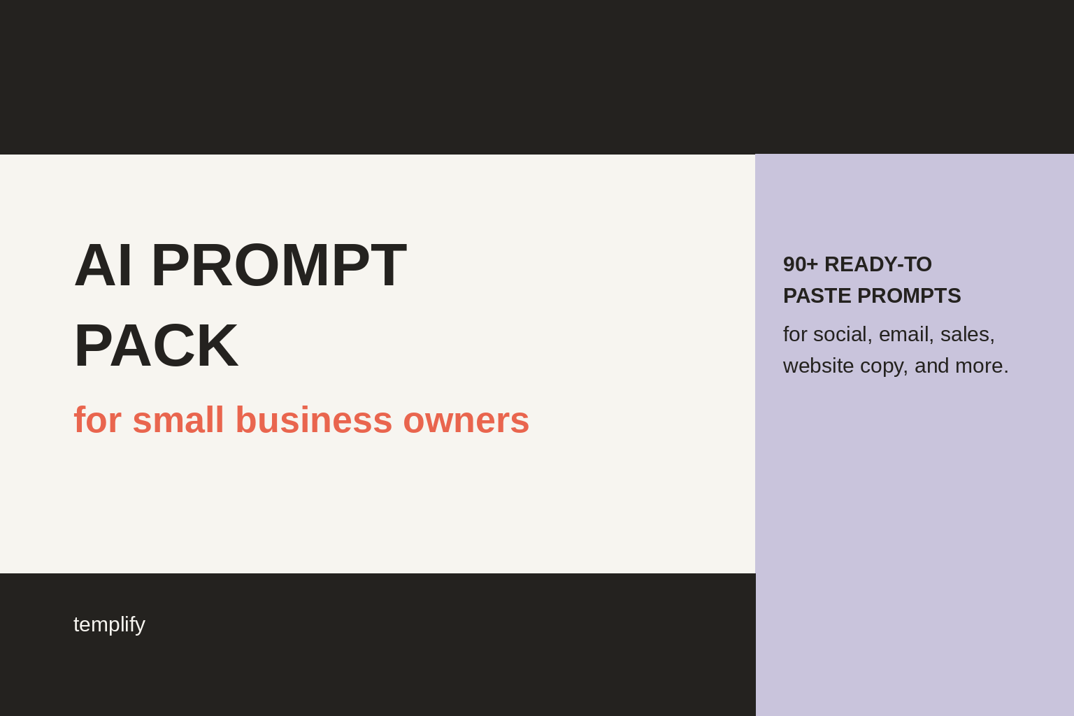 AI Prompt Pack for Small Business Owners preview