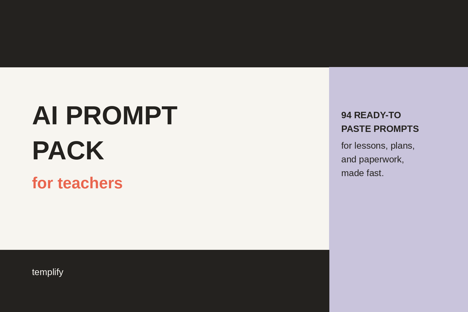 AI Prompt Pack for Teachers preview