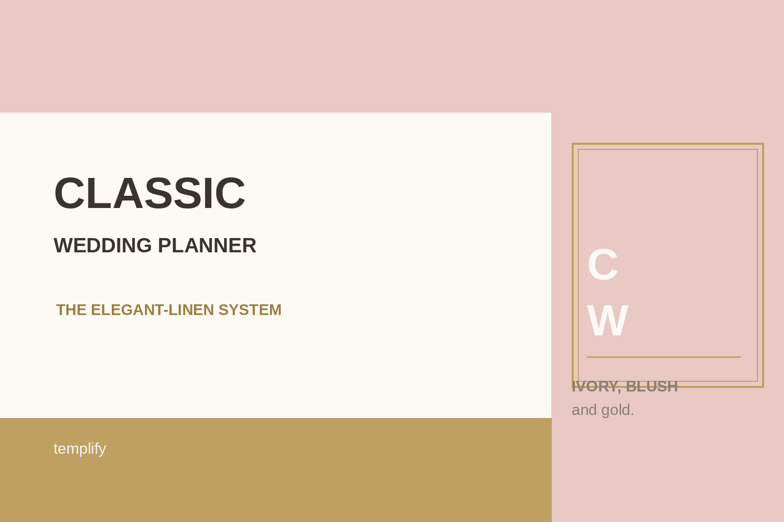 Classic Wedding Planner preview 2