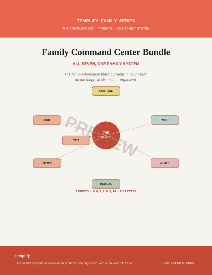Family Command Center Bundle preview