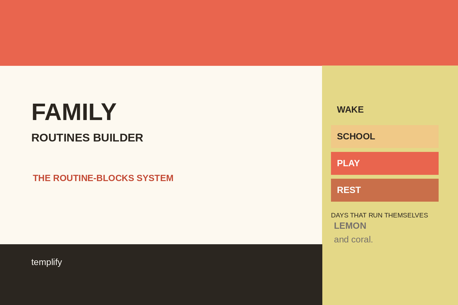Family Routines Builder preview 2