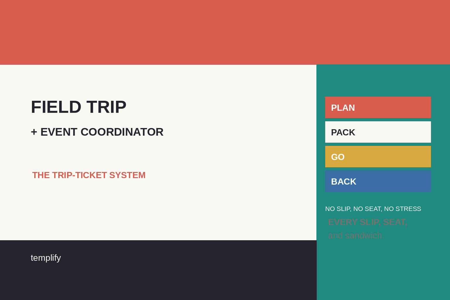 Field Trip & Event Coordinator preview 2