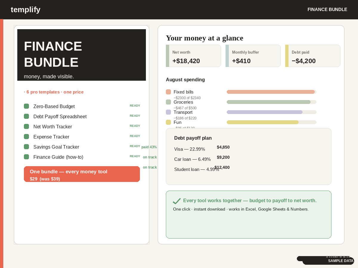 Finance Bundle preview