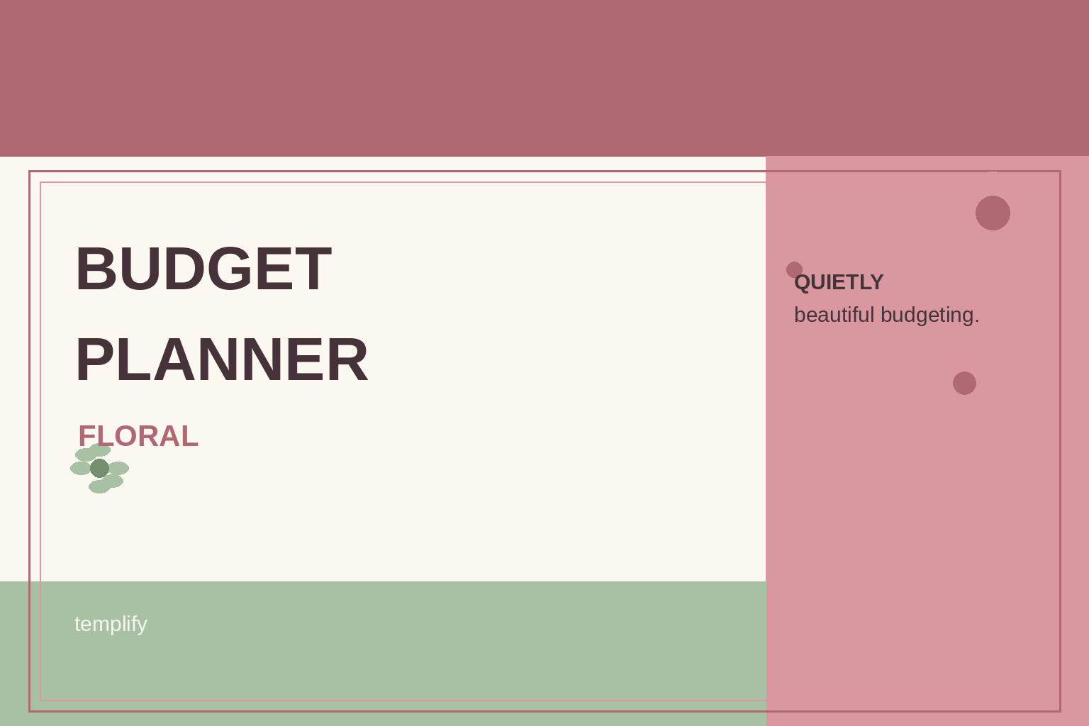 Floral Budget Planner preview 2