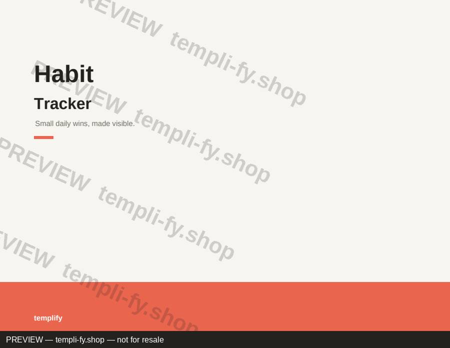 Habit Tracker preview 2