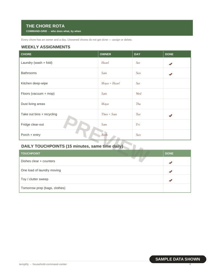 Home & Household Planner Design Collection preview