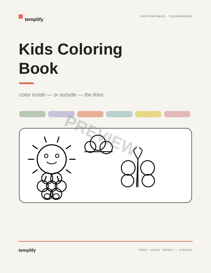 Kids Coloring Book preview