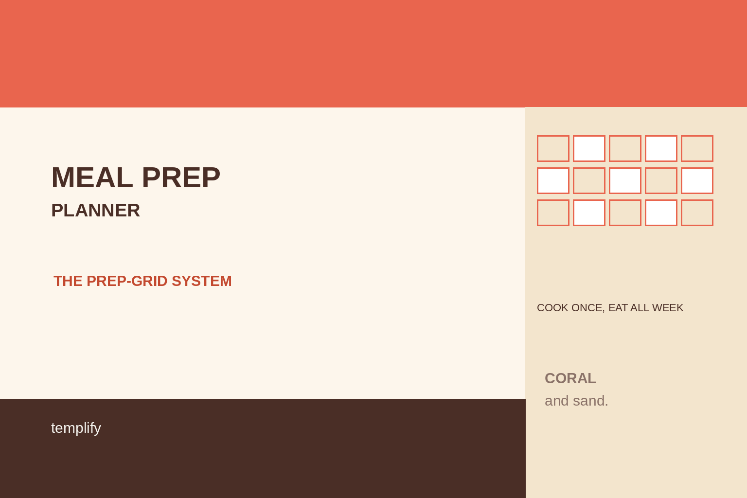 Meal Prep Planner preview 2