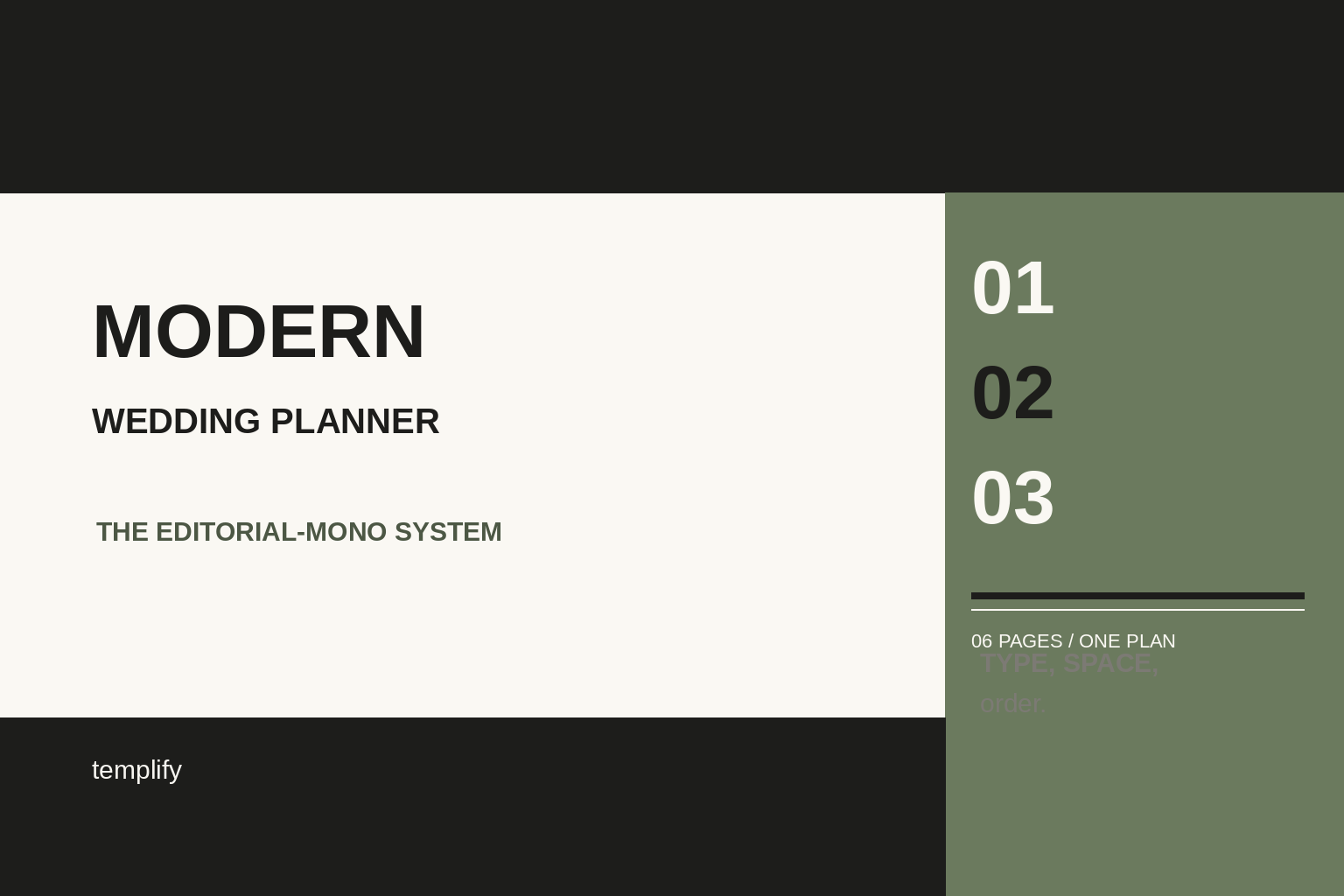 Modern Wedding Planner preview 2