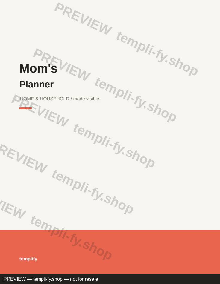 Mom's Planner preview