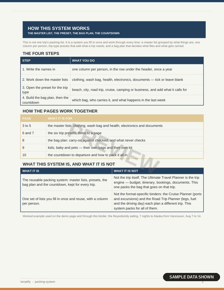 Packing System preview