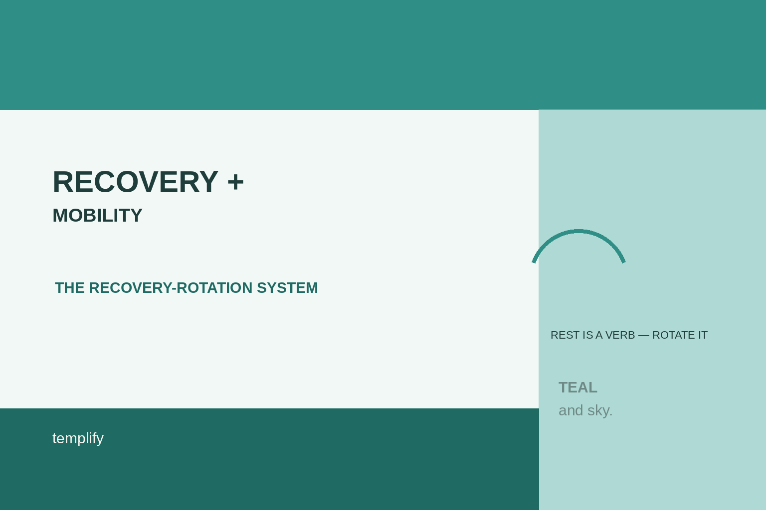 Recovery & Mobility Planner preview 2