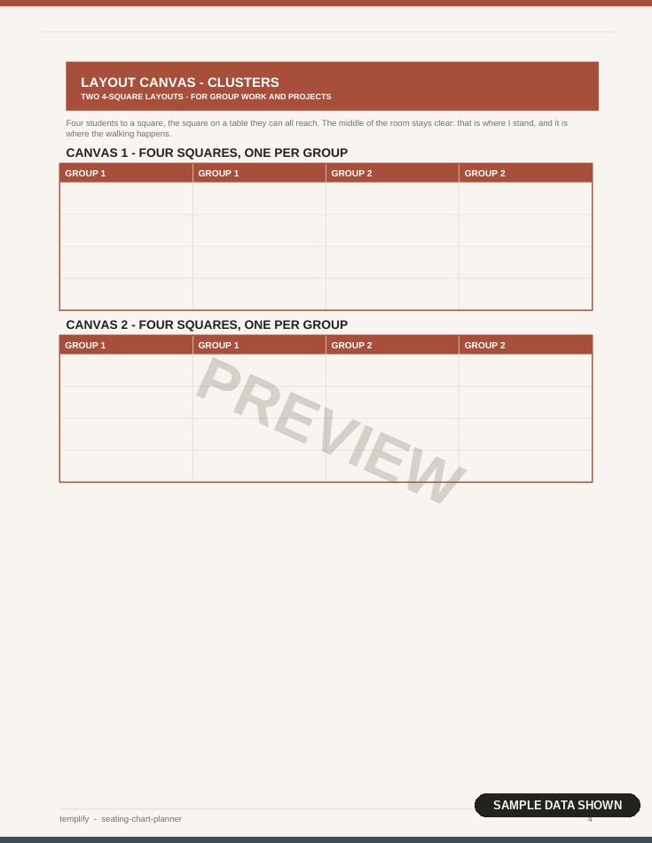 Seating Chart Planner preview 2