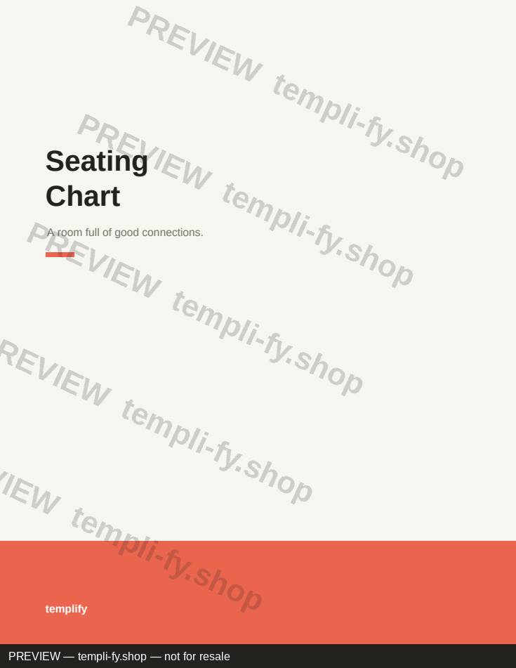 Seating Chart preview