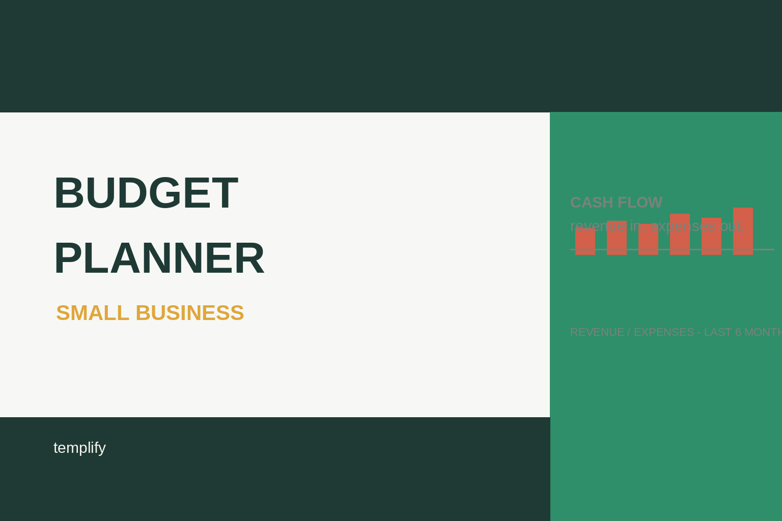 Small Business Budget Planner preview 2