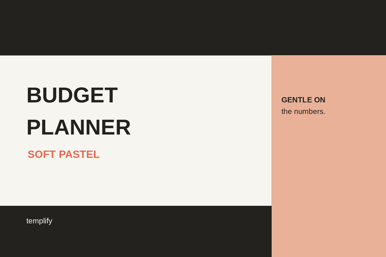 Soft Pastel Budget Planner preview 2