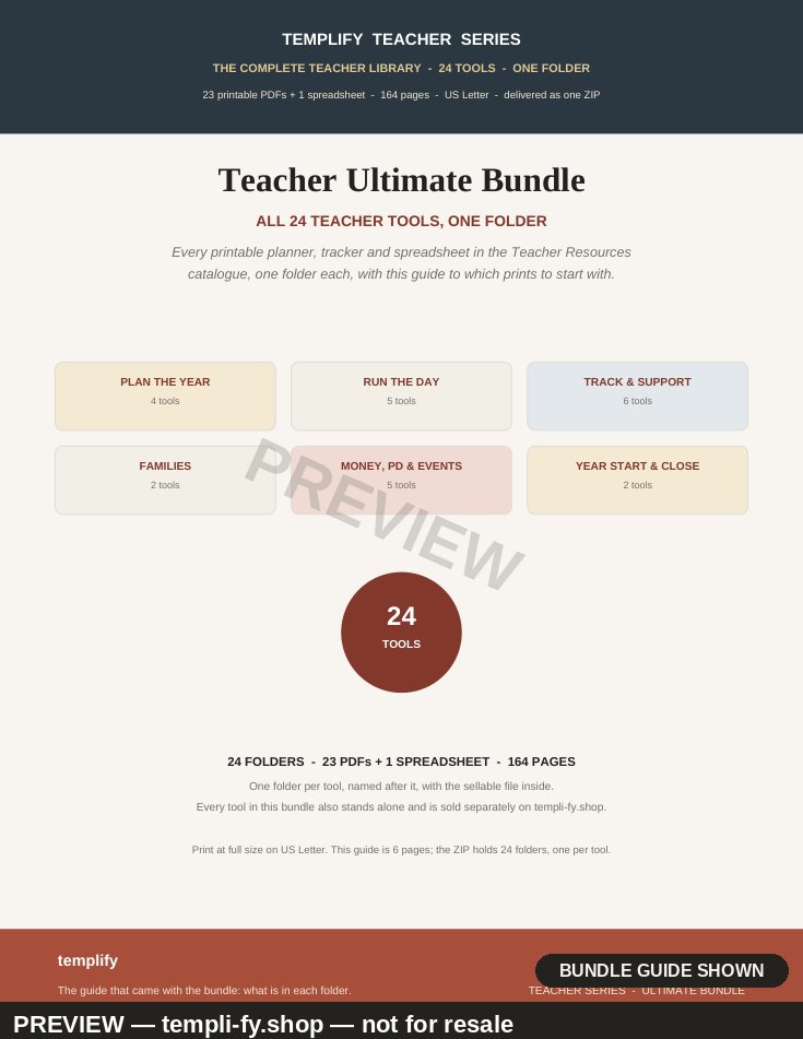 Teacher Ultimate Bundle preview