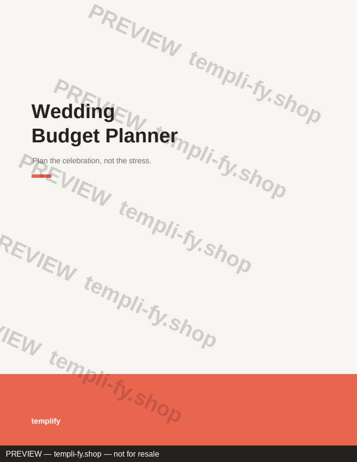 Wedding Planner Bundle preview