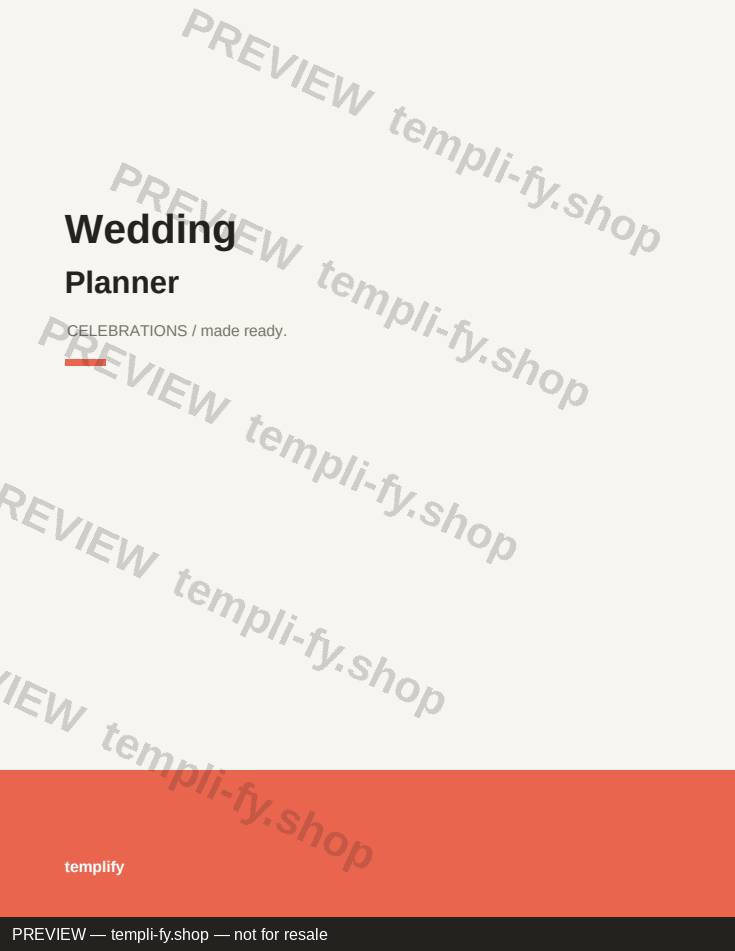 Wedding Planner preview